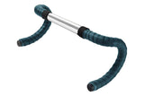 Brooks Cambium rubber bar tape with natural rubber end plugs, providing durable grip and comfort for bike handlebars.