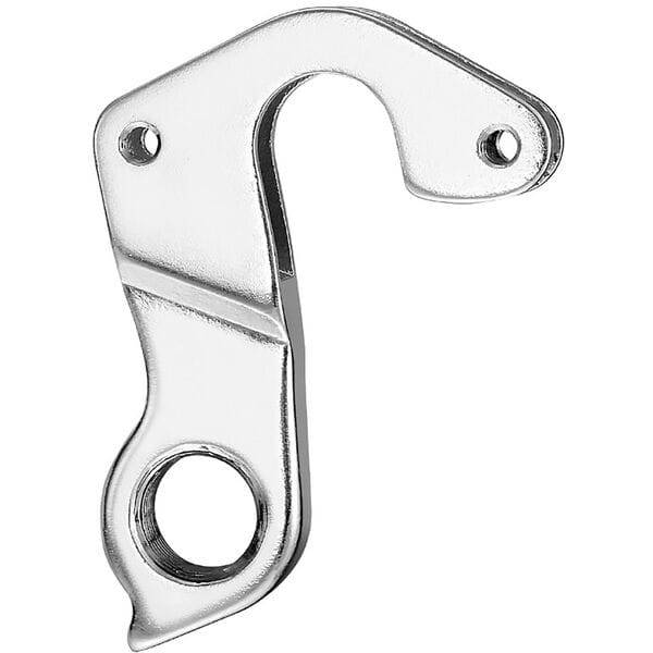 M Part gear hanger for Cannondale bikes, durable replacement component, shown attached to bike drivetrain in close-up image.