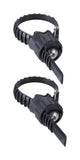 BBB BBC-110 CageFix mounting bracket for bike bottle cages, black, designed for tubes up to 80mm diameter, accessory for cycling.