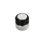 Lezyne Speed Magnet Black accessory with durable rare earth magnet for precise cycling sensor attachment.