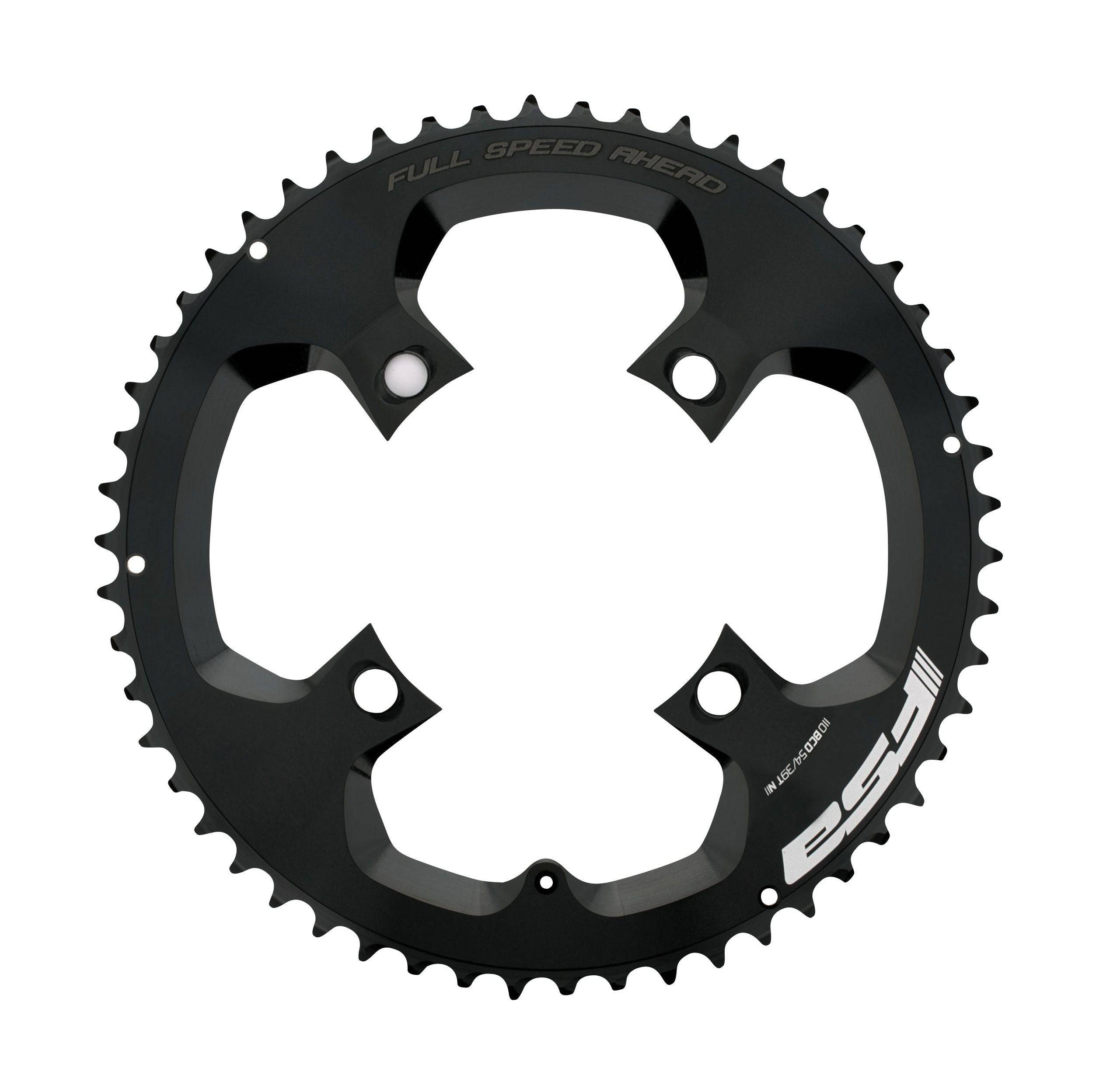 FSA SL-K/PBox ABS Road Chainring (2x11, 110x50T, Black, 4h) | Swinnerton Cycles