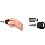 Thule One Key System lock cylinder with single key, compatible with Thule mounts and accessories for secure storage.