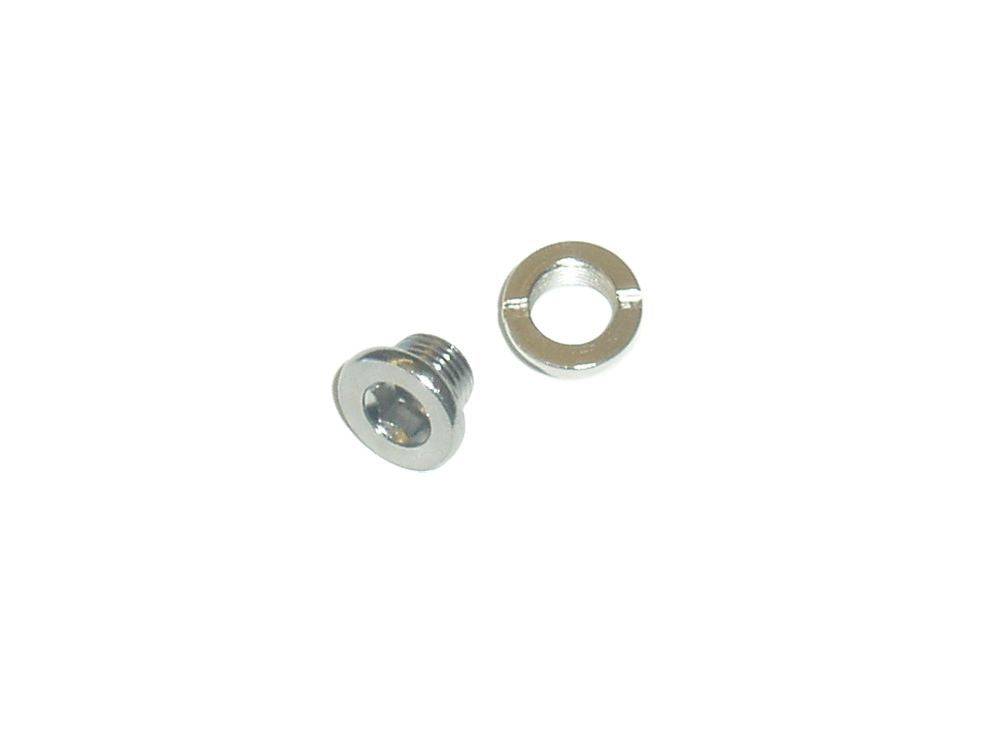 Trek chainring-style rear derailleur hanger fastener replacement part for bicycle components, shown in the image.