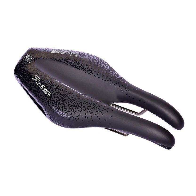 ISM PN4.0 black nose-less cycling saddle for road and gravel bikes, designed for comfort and performance.