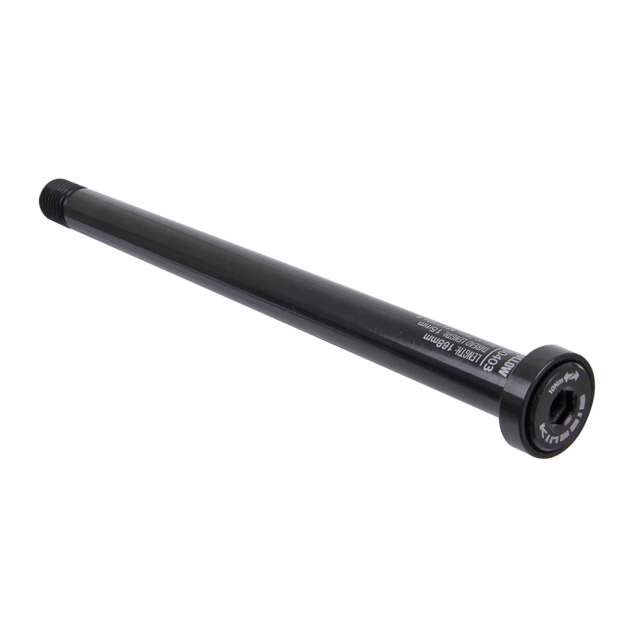 Kinesis UK rear switch lever thru axle replacement for bike wheel, 163mm length, component part for bicycle maintenance.