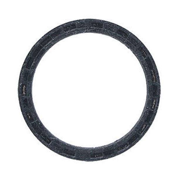 Race Face 1mm black rubber spacer for EXI and X-Type chainsets, bike component accessory, designed for precise fitting.
