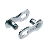 SRAM PowerLink Silver 8-speed chain connector for 7/8-speed bikes, shown in a set of four connectors with silver finish.