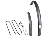 Trek Verve+ bike fender set with front and rear anthracite mudguards, durable accessories for bike protection.