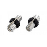 Set of 10 silver Jagwire M10 alloy adjusting barrels for precise brake cable tension adjustment in bike components.