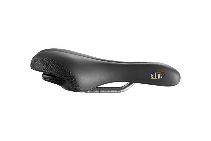 Selle Royal Ellipse bike saddle with Royalgel™ pressure relief, water-resistant design, and ergonomic components for comfortable cycling.