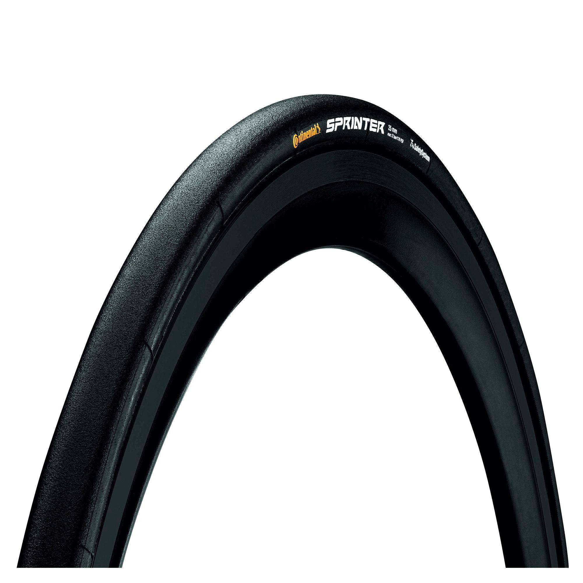 Continental Sprinter Tyre - Tubular BlackChili Compound: BLACK/BLACK 28"X22MM | Swinnerton Cycles
