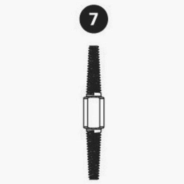 Park Tool 352 IR-1.3 replacement threaded barb for workshop tool repair and maintenance, shown in close-up view.