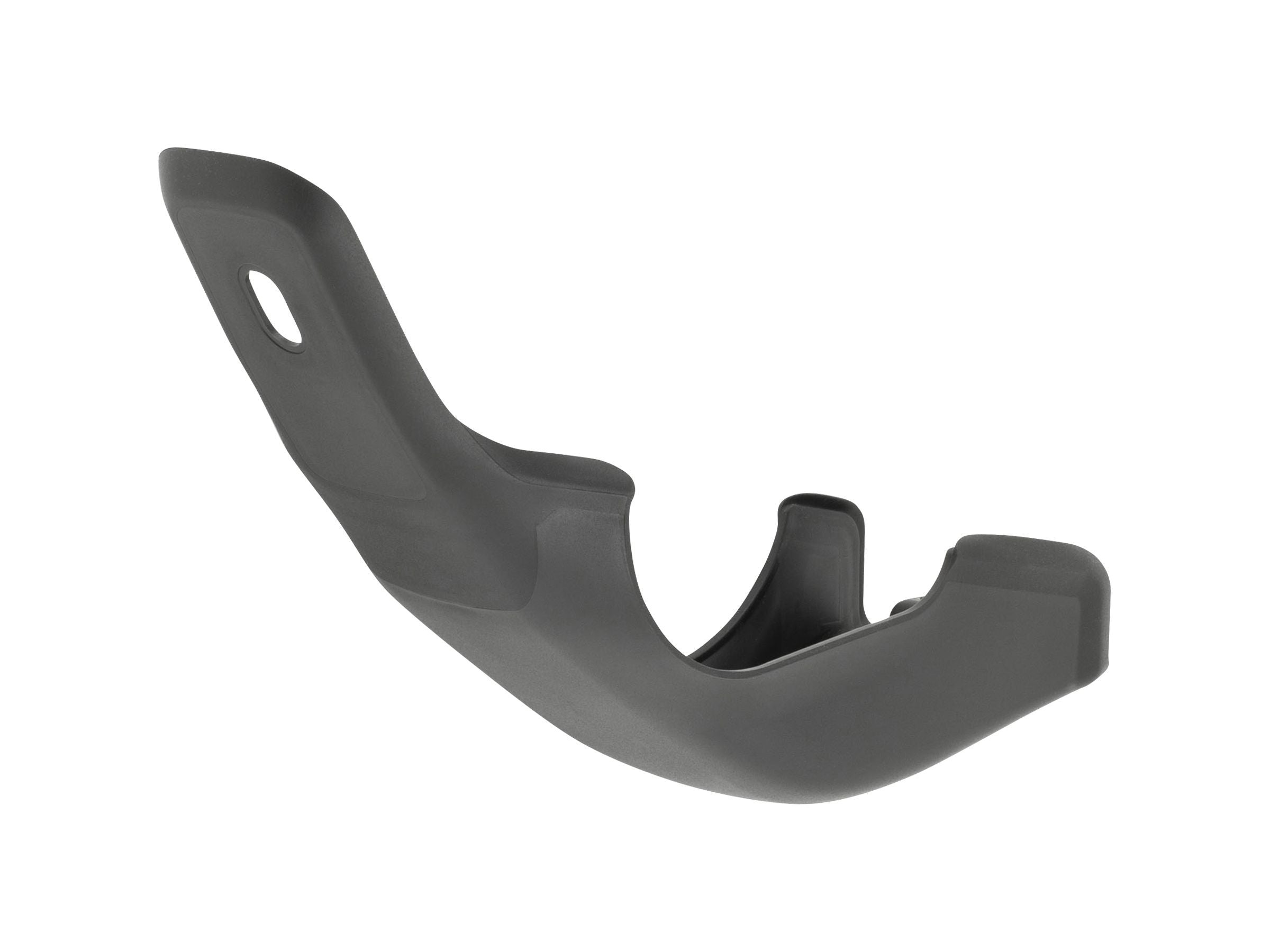 Black Trek Marlin+ motor cover for 2024, providing durable protection for bicycle motor components.