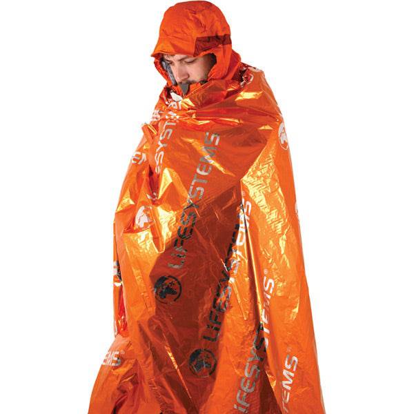 Lifesystems thermal survival bag waterproof and windproof emergency heat retention accessory for outdoor safety and warmth.