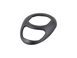 Black Trek Road Bike Integrated Headset Cable Routing Spacer for smooth steering, showing sleek bike component with precise fit.