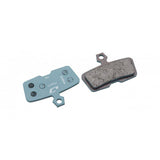Jagwire Sport Organic Disc Brake Pads for SRAM Code Blue Sport systems, showing the brake pad components and packaging.
