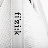 Fizik Vento Powerstrap Aeroweave road cycling shoes with R3 carbon outsole, shown from top view with sleek design and secure strap system.