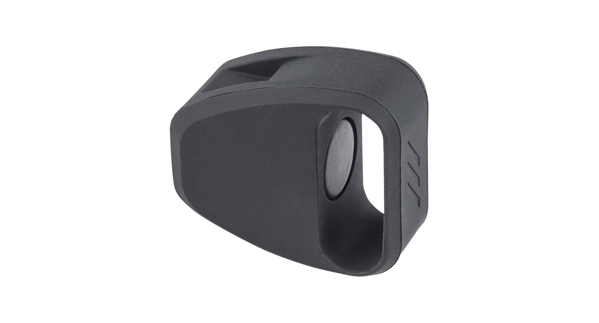 Black Bontrager 26mm Cadence Band Magnet for cycling sensor, universal fit accessory for accurate cadence measurement.
