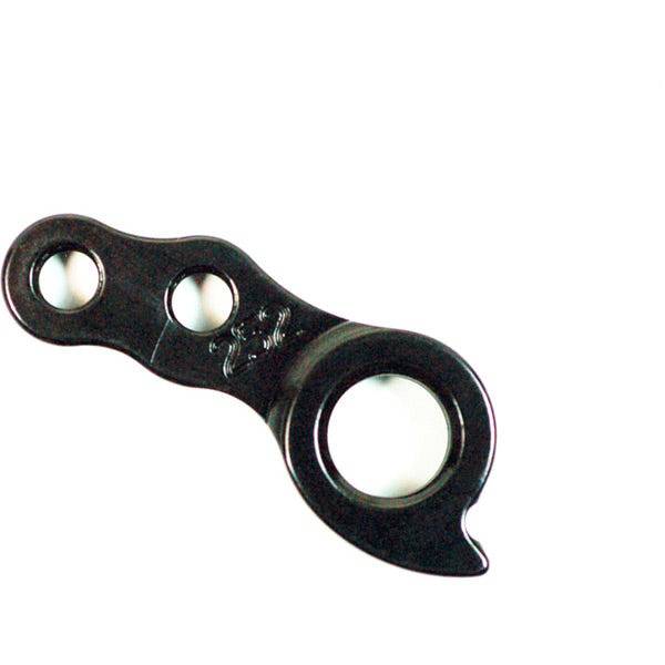 Wheels Manufacturing CNC machined anodized derailleur hanger dropout for bike components, designed for precise replacement.