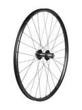 Bontrager Kovee TLR 27.5-inch rear MTB wheel with 28 holes, 6-bolt disc, Shimano HG 8/9/10-speed, black and anthracite.