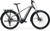 Merida eFloat CC 400 EQ MY26 electric hybrid bike with Bosch CX motor, 29-inch fat tires, and sleek frame.