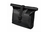 Topeak Black Barloader bike handlebar drybag with weatherproof zippers, designed for secure bike storage accessories.