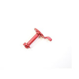 Fox Shock Nude 4 rebound adjustment lever for 2017 suspension tuning, showing the precise component with textured grip and branding.