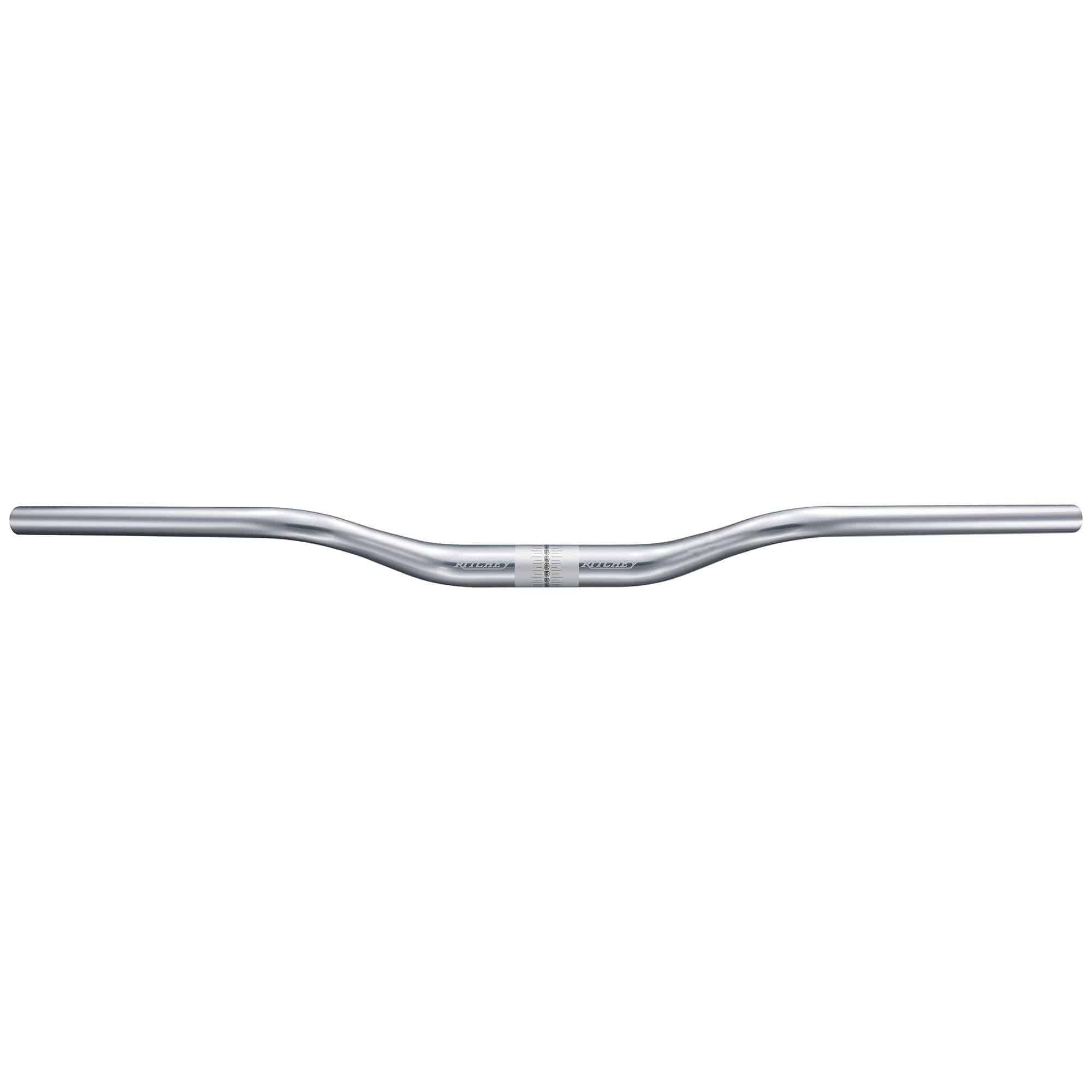 Silver Ritchey Classic Kyote MTB handlebar, 800mm wide, durable bikepacking component for mountain biking.