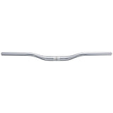 Silver Ritchey Classic Kyote MTB handlebar, 800mm wide, durable bikepacking component for mountain biking.