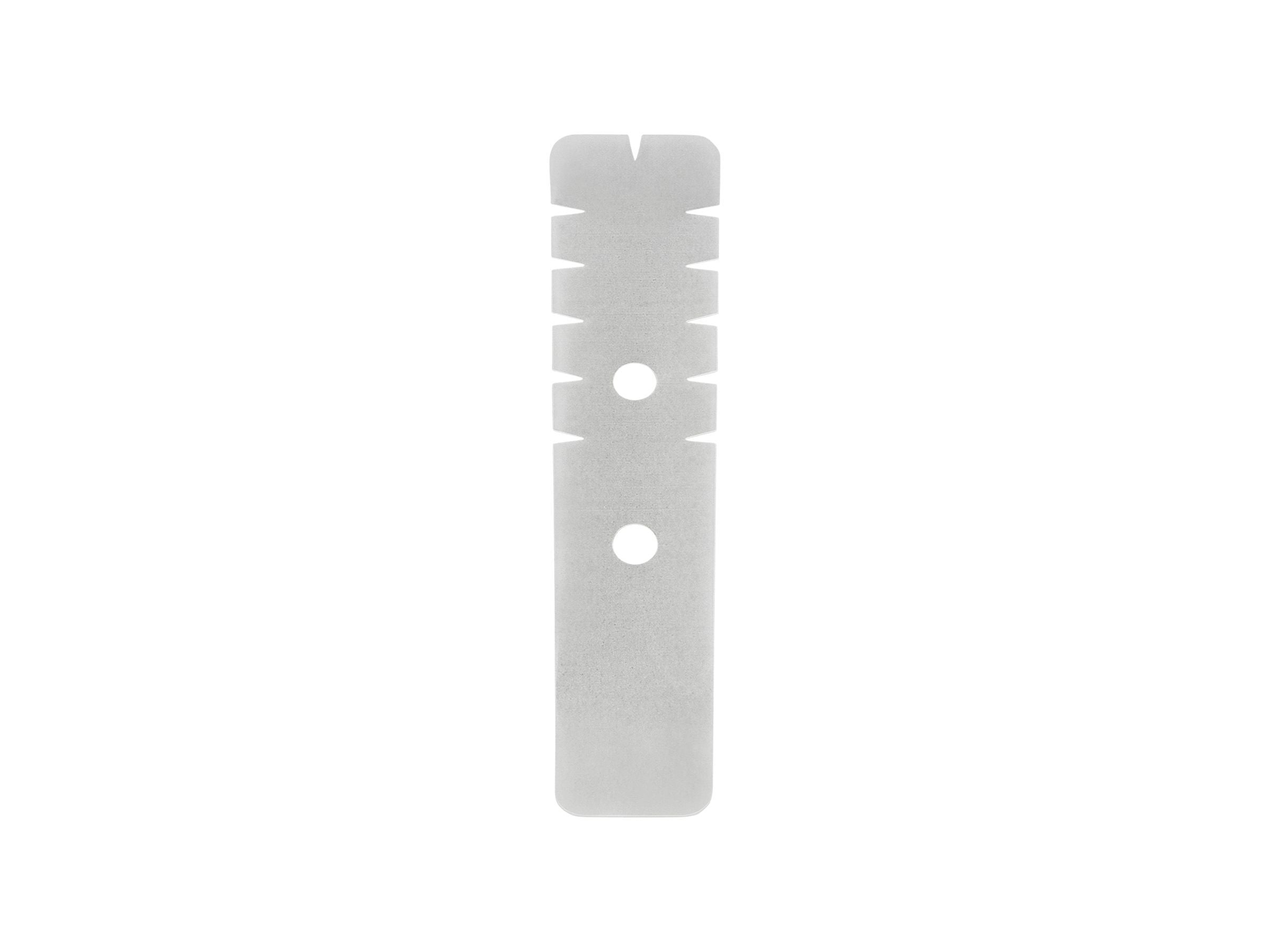 Trek 2023 Farley medium frame clear downtube armor protective shield mounted on bike frame for added protection.