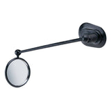 Blackburn helmet mirror attached to a helmet, compact and adjustable rearview safety mirror for helmets and cycling accessories.