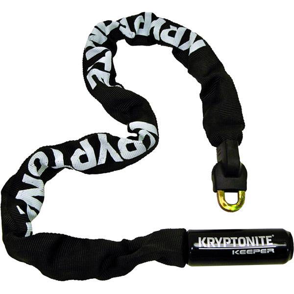 Kryptonite Keeper 785 integrated chain lock with 7mm thick chain, 85cm length, bronze Sold Secure security accessory