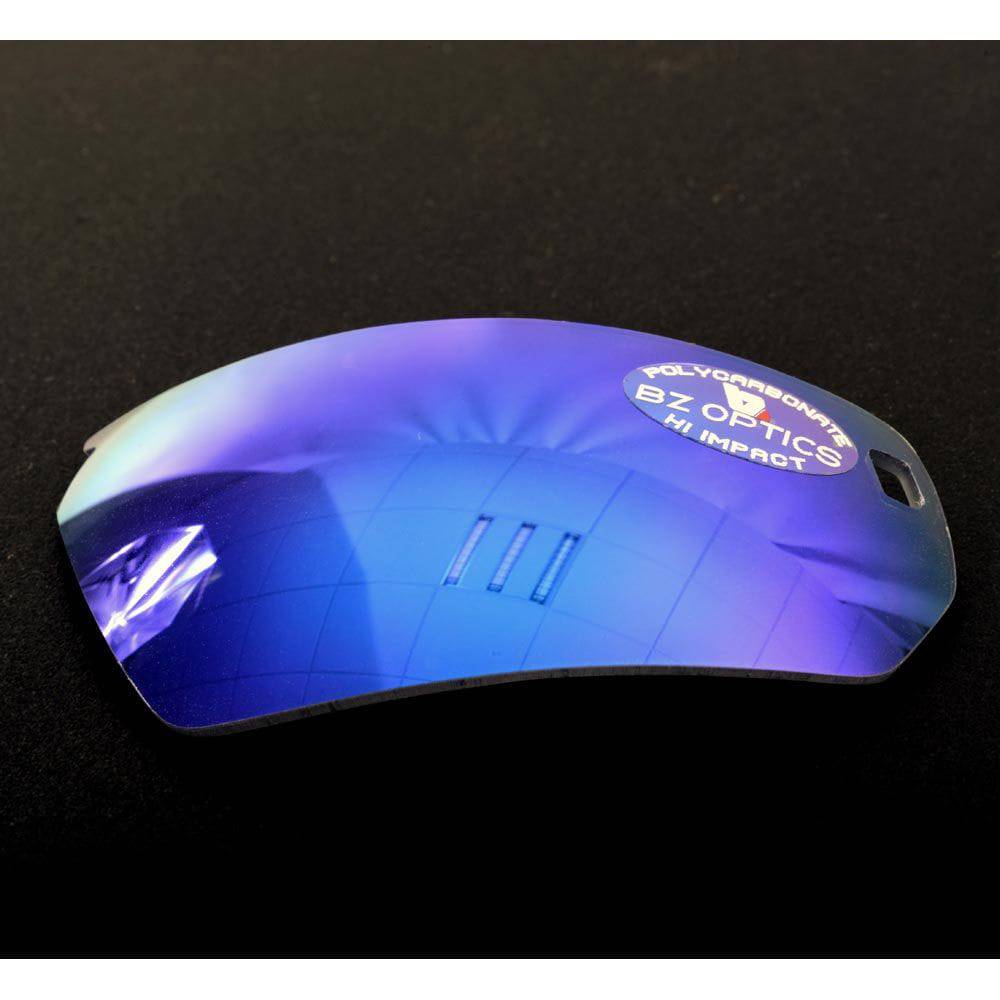 BZ Optics cycling sunglass replacement lenses in sporty design, suitable for outdoor riding and sun protection.