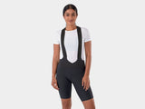 Trek Velocis women's cycling bib shorts showing breathable fabric and eco-friendly performance gear for women cyclists