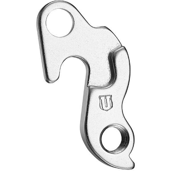 M Part gear hanger for bike frame protection, compatible with BMC bikes, shown in black with mounting holes and sleek design.