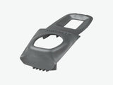 Trek Domane MKIV IsoSpeed grommet in black and dark grey for top tube replacement, bicycle component.