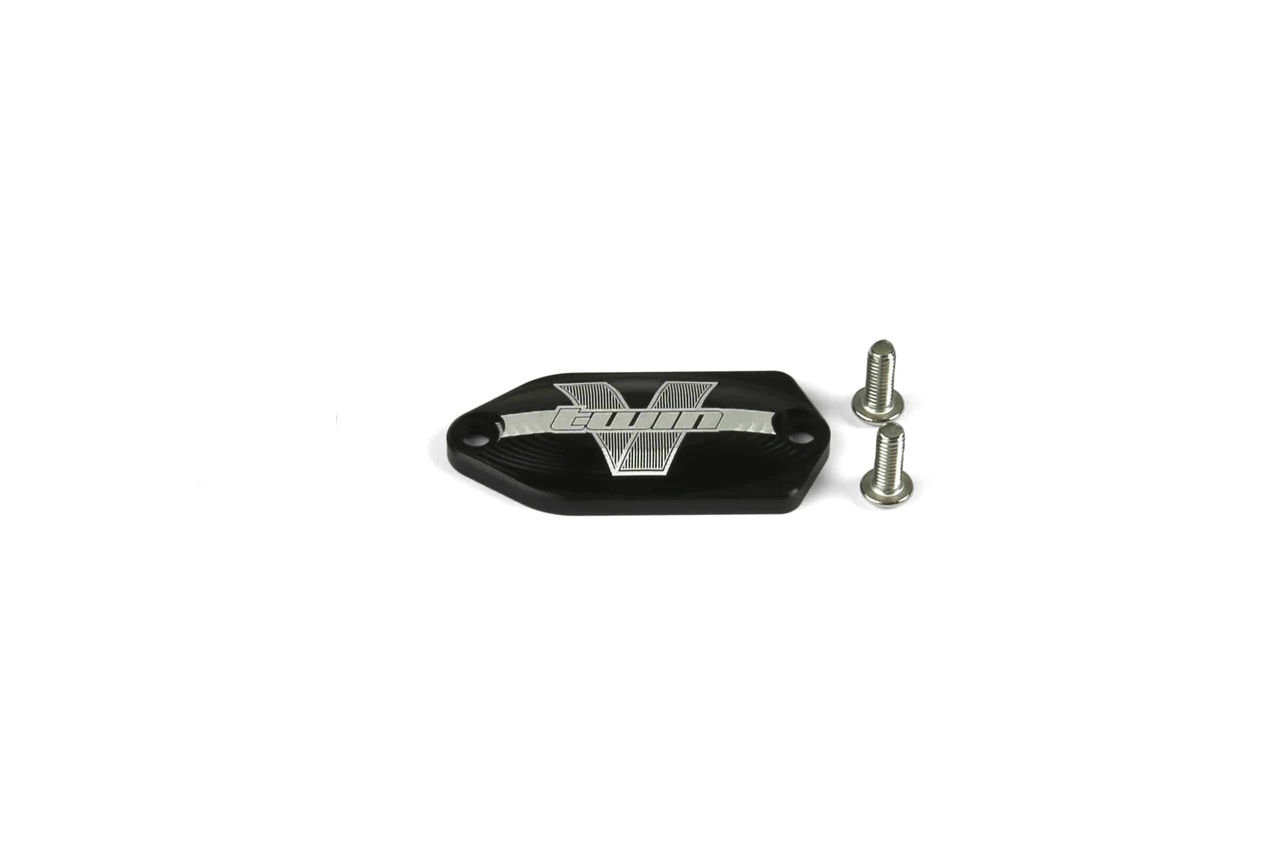 Hope V-TWIN MASTER CYLINDER LID RIGHT-BLACK | Swinnerton Cycles