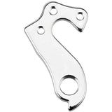 Durable M Part gear hanger for Bergamont bikes, replacement component, black metal with mounting holes for easy installation.