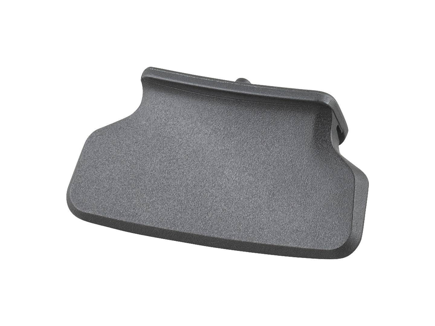 Trek 2023 Fuel EXe carbon main pivot mud flap for seat tube protection in black, shown on a mountain bike component