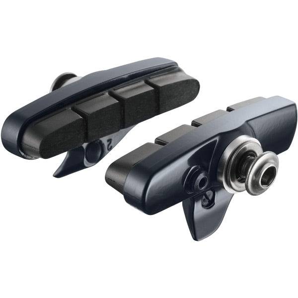 Shimano Ultegra R55C4 R8010 direct mount cartridge brake shoes for alloy rims, pair, bicycle component.
