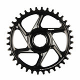 Hope R22 E-Bike Spiderless Retainer Ring for Bosch Gen 4 systems, black chain retention component for e-bike drivetrain.