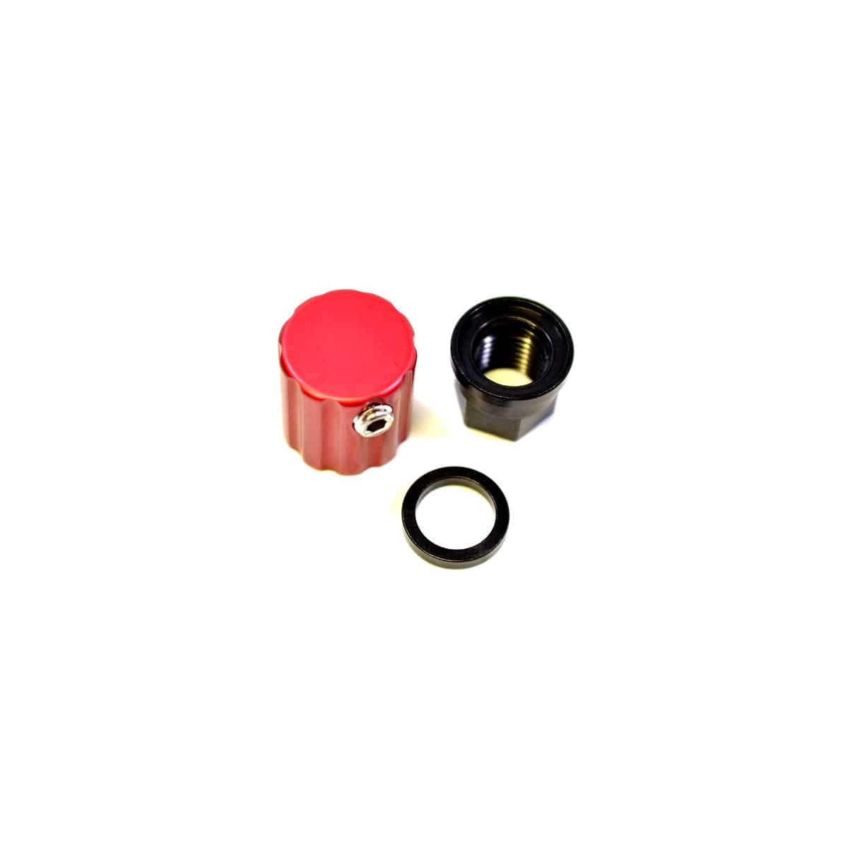 Fox suspension upgrade component showing fork grip bottom stud interface part for control and performance enhancement.