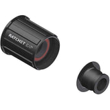 DT Swiss Expconkit Microspline 142/12 Sinc hub spare parts for Ratchet EXP system, featuring sleek components for bike wheel hubs.