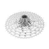 Campagnolo Ekar GT 13-speed gravel and all-road cycling cassette with 9-48T gears, showcasing the component's design and teeth.