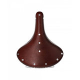 Brooks B67 Ladies Saddle with coil spring suspension, designed for comfortable riding on bicycle components.