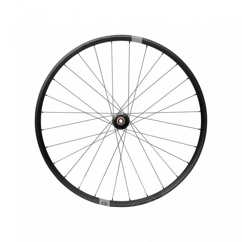 Crankbrothers Synthesis Gravel alloy rear wheel with tubeless-ready rim, suitable for 30-55mm tires, designed for gravel cycling.