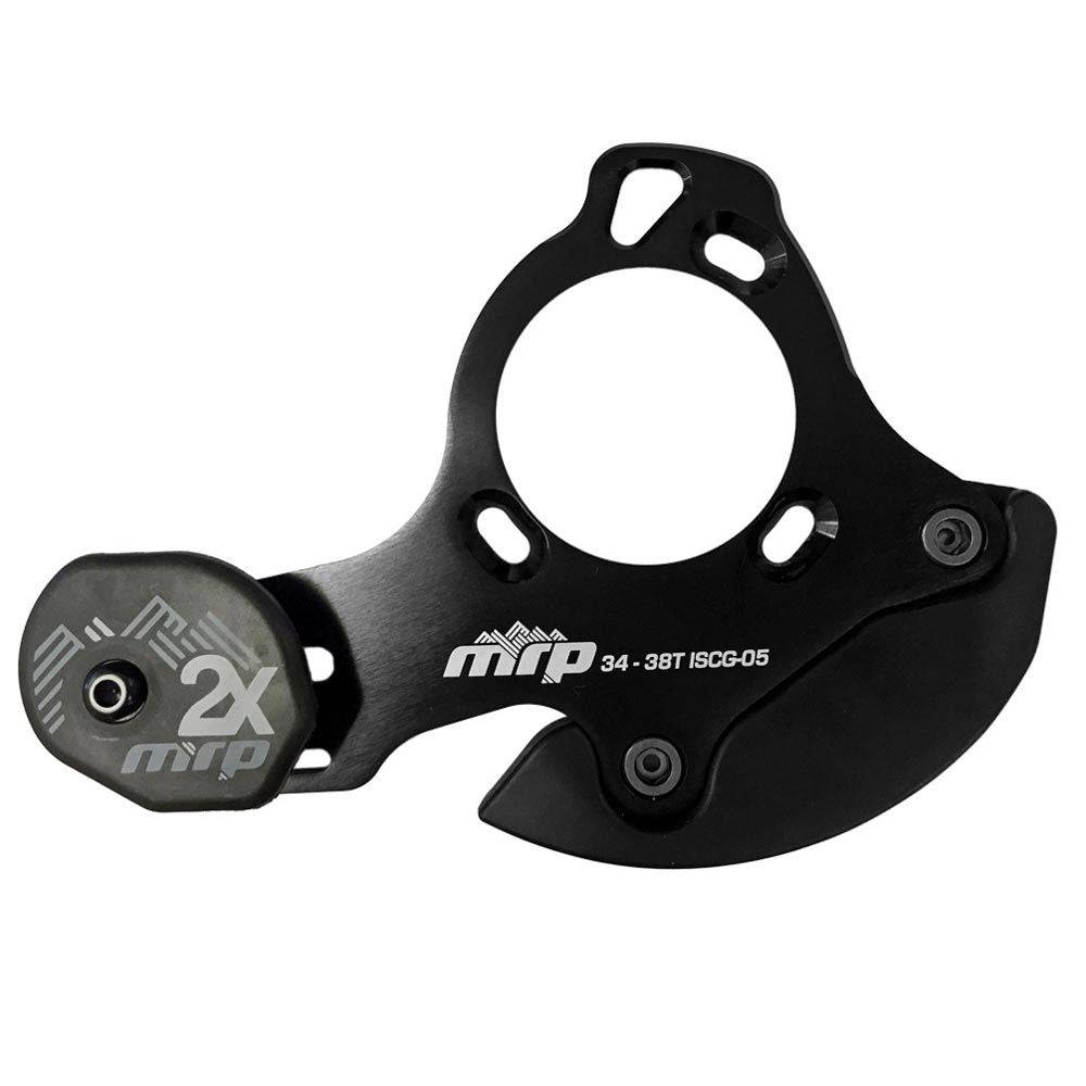 MRP 2X V2 Chain Device for 2x9/10/11 speed mountain bike drivetrains, close-up of component on bike drivetrain system.