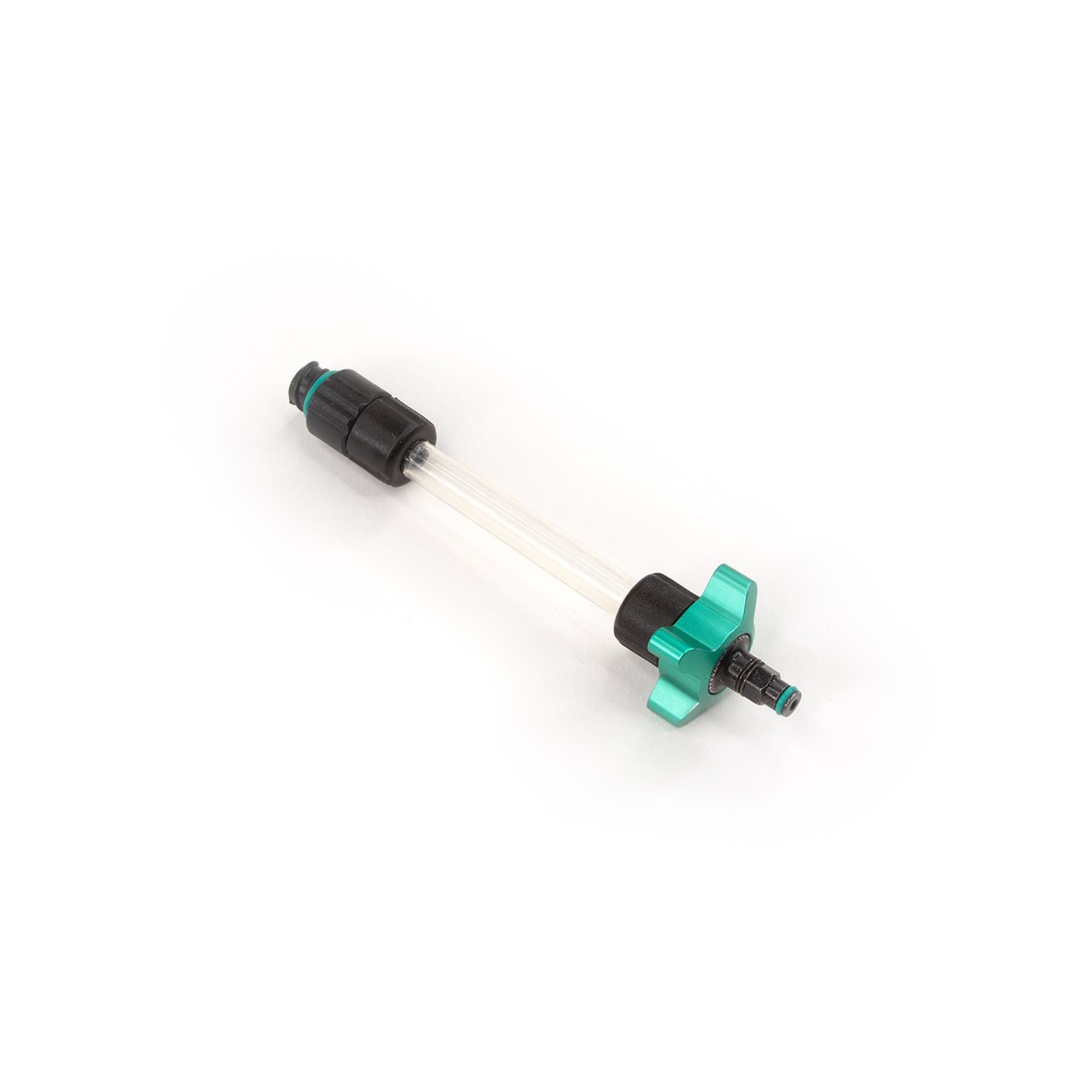 SRAM Bleeding Edge Luer Lock fitting for V1 & V2 mineral brake bleed kits, shown with luer lock connector and fitting details.