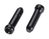 Black BBB BCB-97 CableStop inner cable end crimps for brake and derailleur cables, shown in a set of 40.