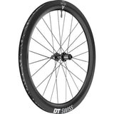 DT Swiss ARC 1400 DICUT rear disc brake wheel with 700c carbon clincher rim, 55x22mm profile, suitable for road cycling.